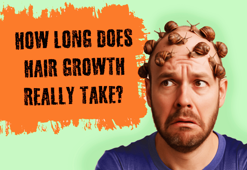 How Long Does Hair Growth Really Take? - Nut Job Hair Building Fibres