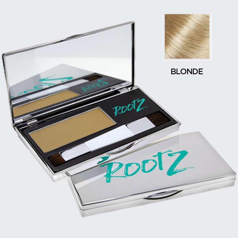 RootZ Waterproof Hair Loss Concealer and Grey Root Cover Up - Nut Job Hair Building FibresRootz Blonde