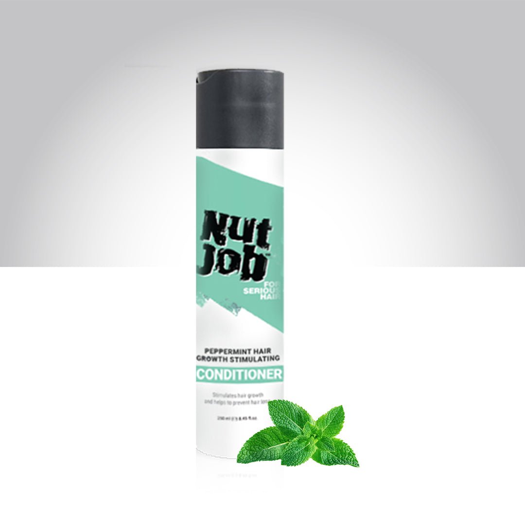 Peppermint Hair Growth Conditioner - Nut Job Hair Building Fibres