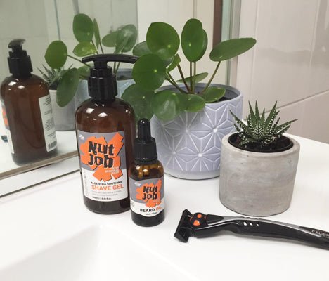 Friggin' Awesome Shave Gel - the only shave gel you will ever buy! - Nut Job Hair Building Fibres