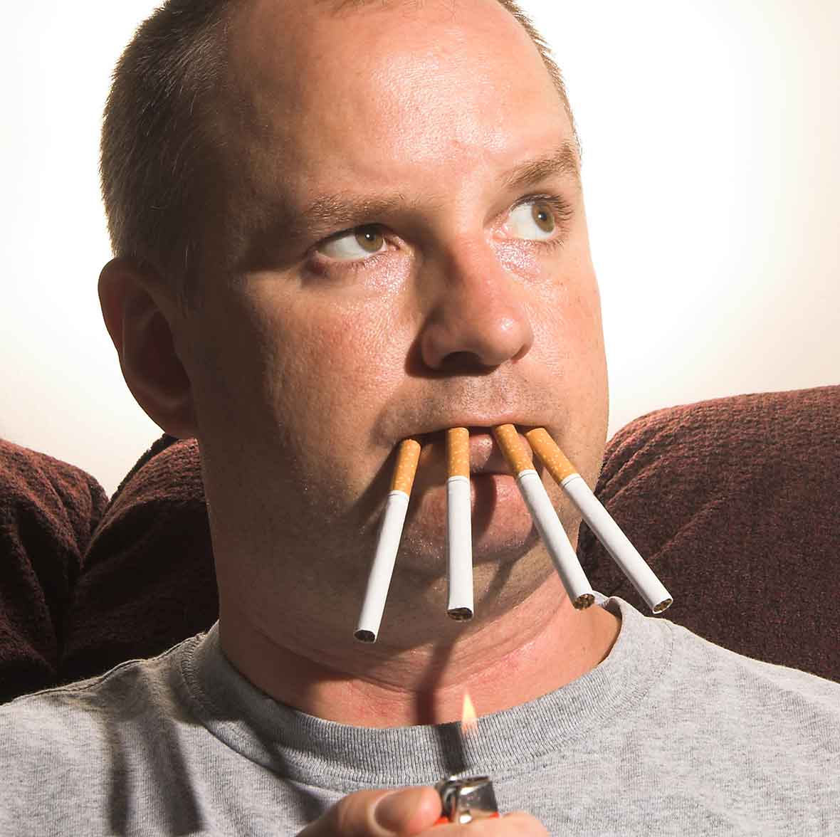 does smoking cause hair loss in men