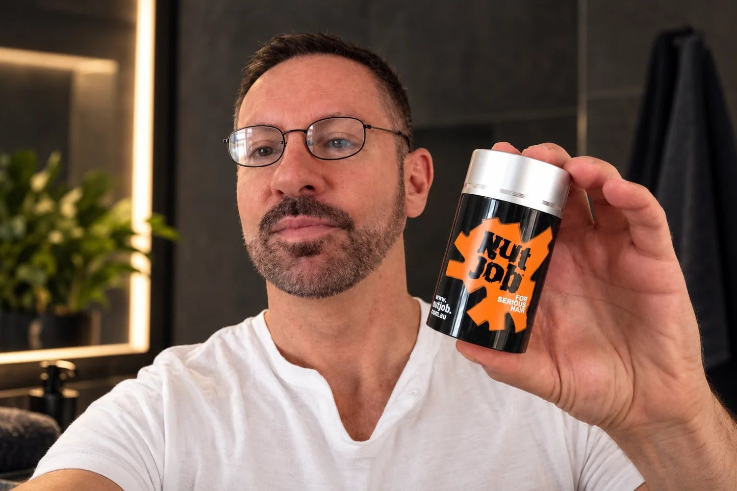 Alan's Story - Hair fibres safe after hair transplant - Nut Job Hair Building Fibres