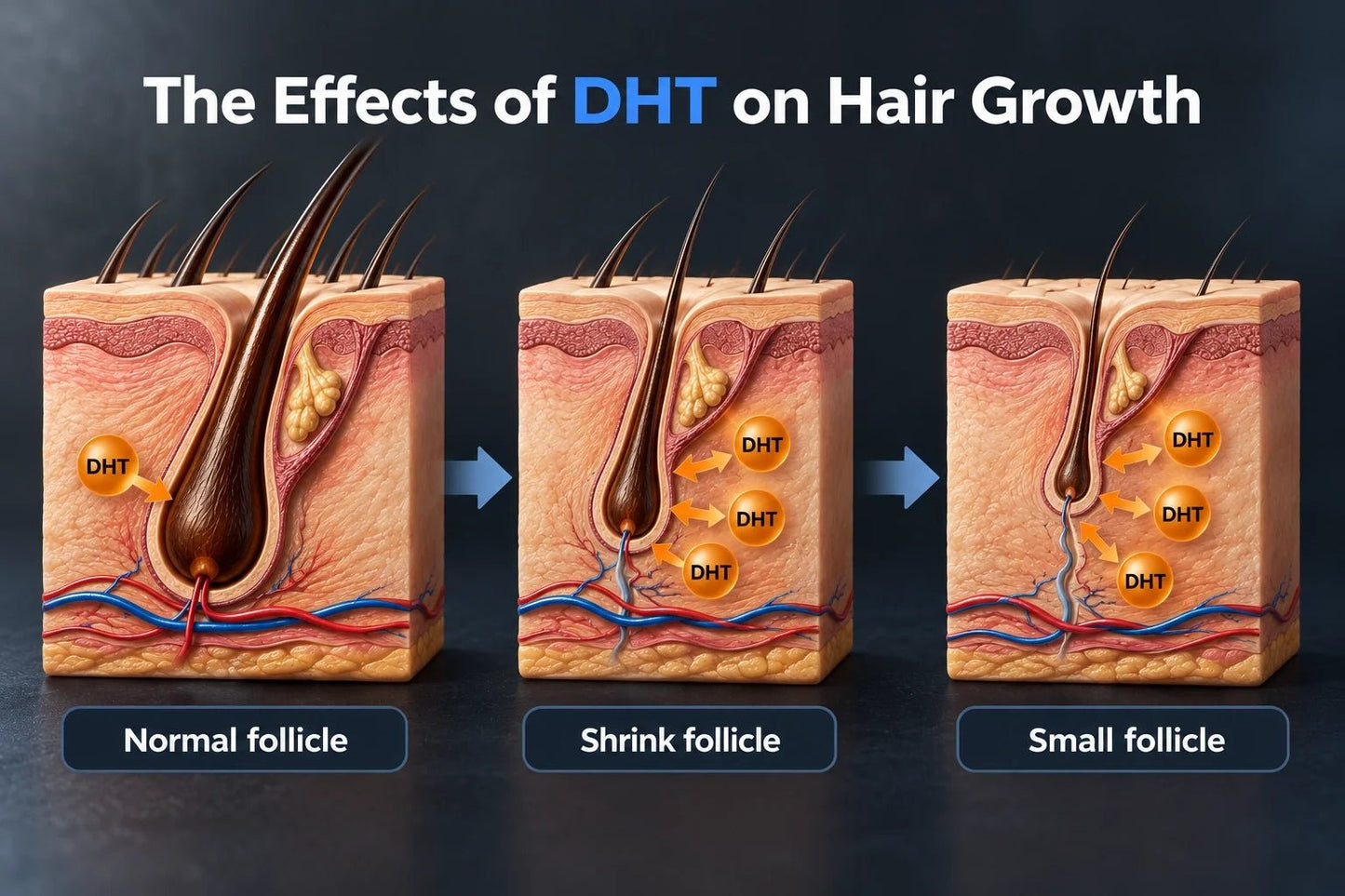 The DHT Diaries:  Understanding Your Hair's Real Enemy - Nut Job Hair Building Fibres