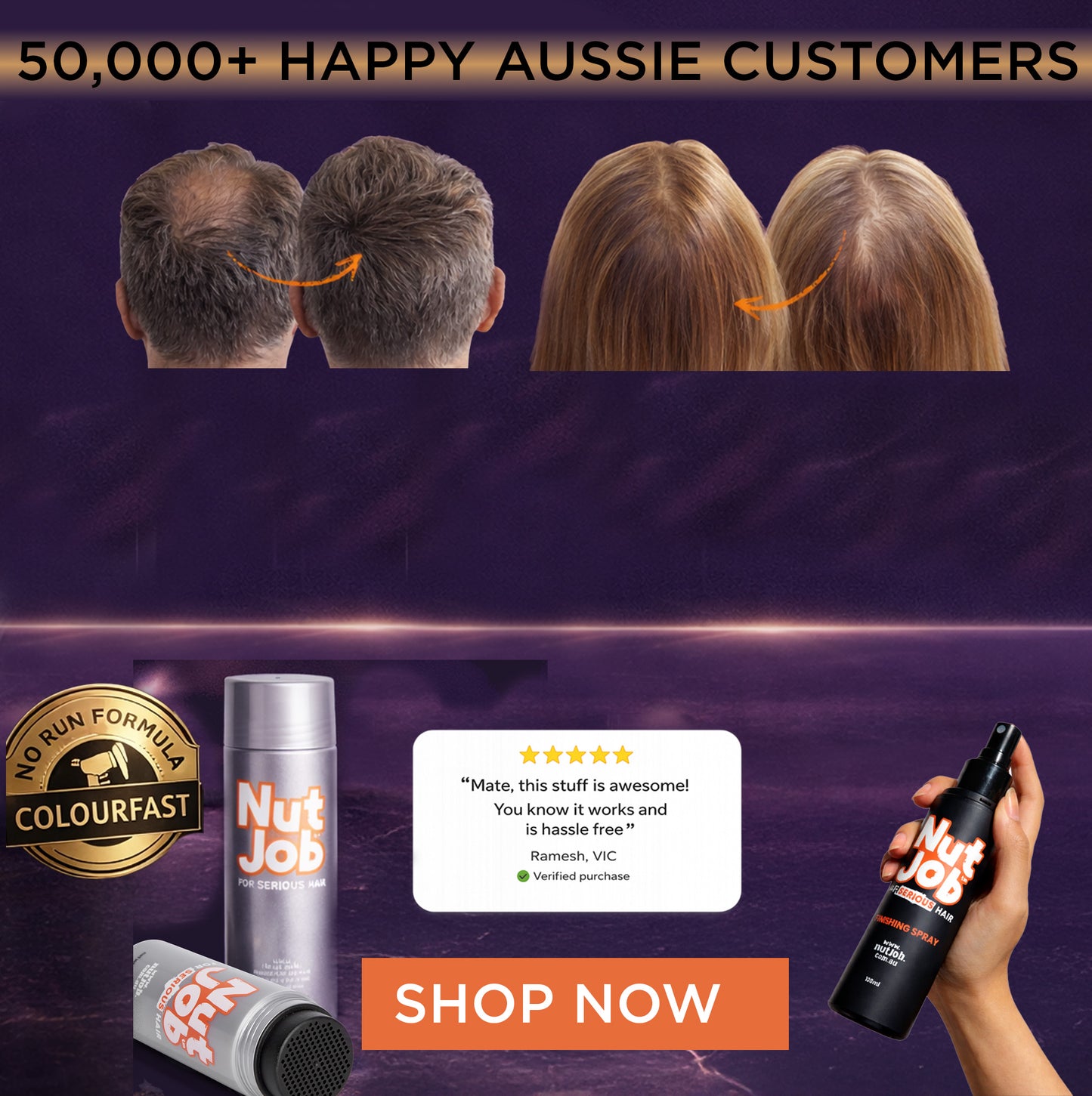 Nut Job Hair Building Fibres