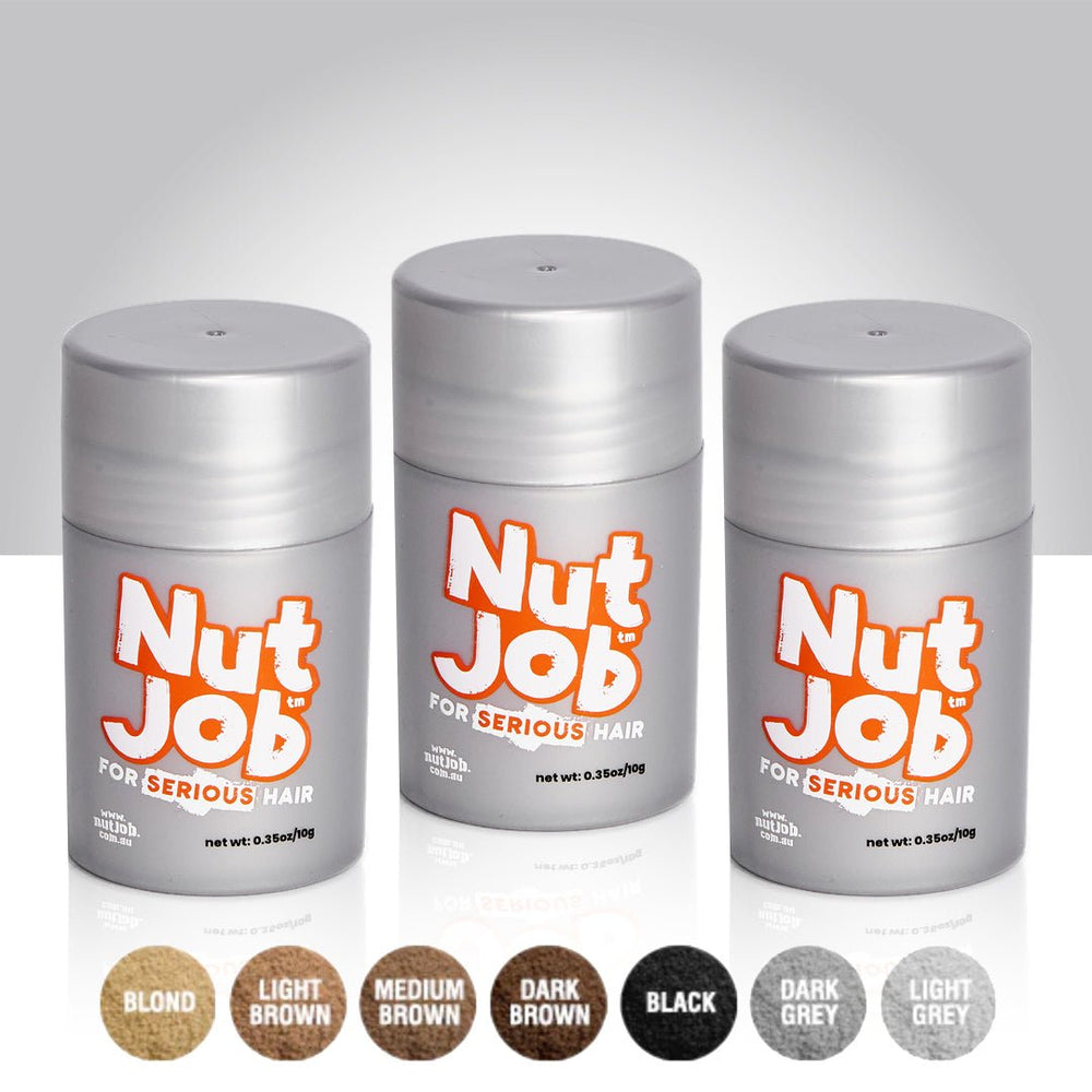 
                      
                        Nut Job Hair Building Fibres Travel Size Three Pack - Bulk Buy - Nut Job Hair Building Fibres
                      
                    