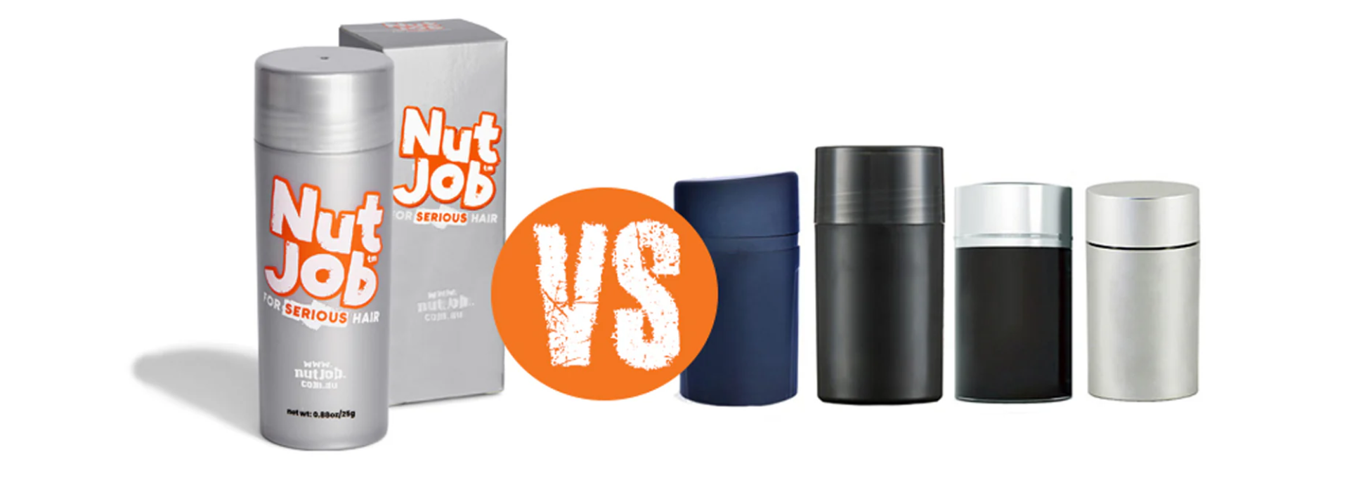 Caboki vs Toppik vs Nut Job – Nut Job Hair Building Fibres