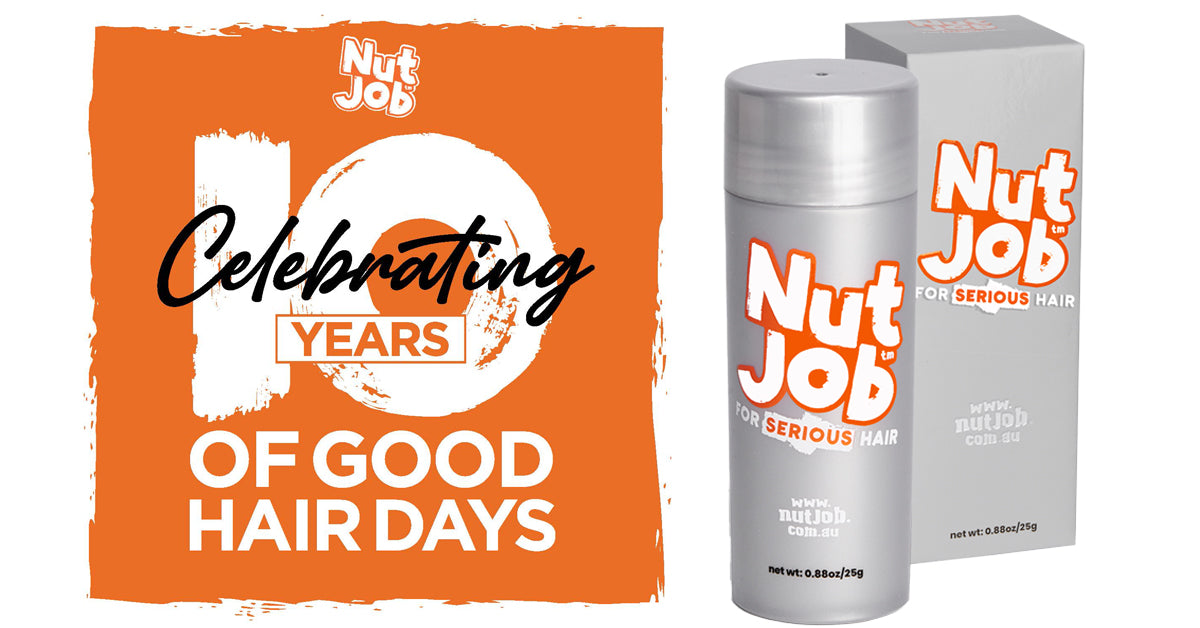 Natural Hair Thickening Fibres | Nut Job Australia – Nut Job Hair Building Fibres