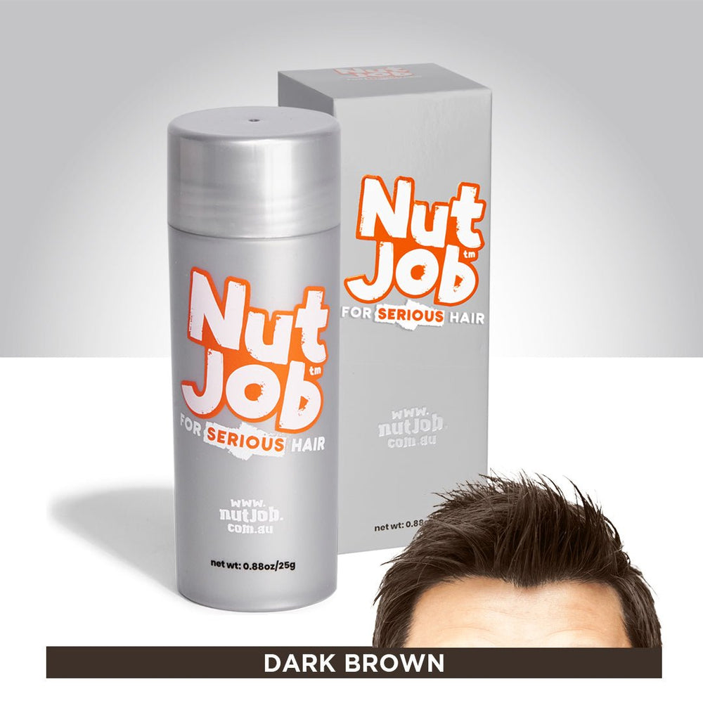 
                  
                    Hair Thickening Fibres for Hair Loss 25g - Nut Job Hair Building FibresDark Brown
                  
                