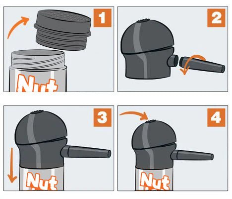 Nut Job Applicator - Nut Job Hair Building Fibres
