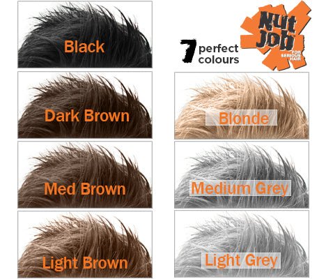 Nut Job Hair Building Fibres Travel Size Three Pack - Bulk Buy - Nut Job Hair Building Fibres